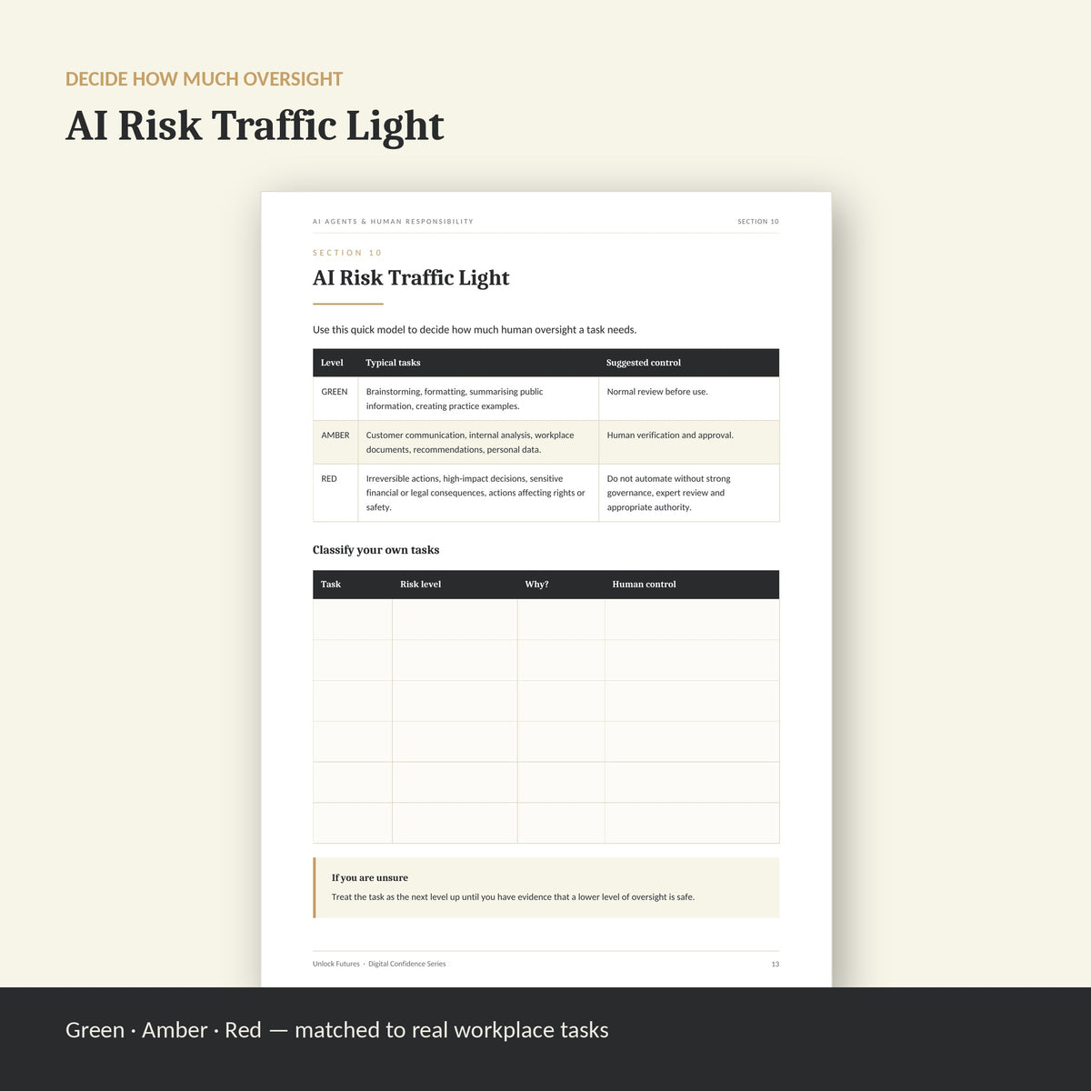 AI Agents & Human Responsibility — Facilitator & Organisation Licence