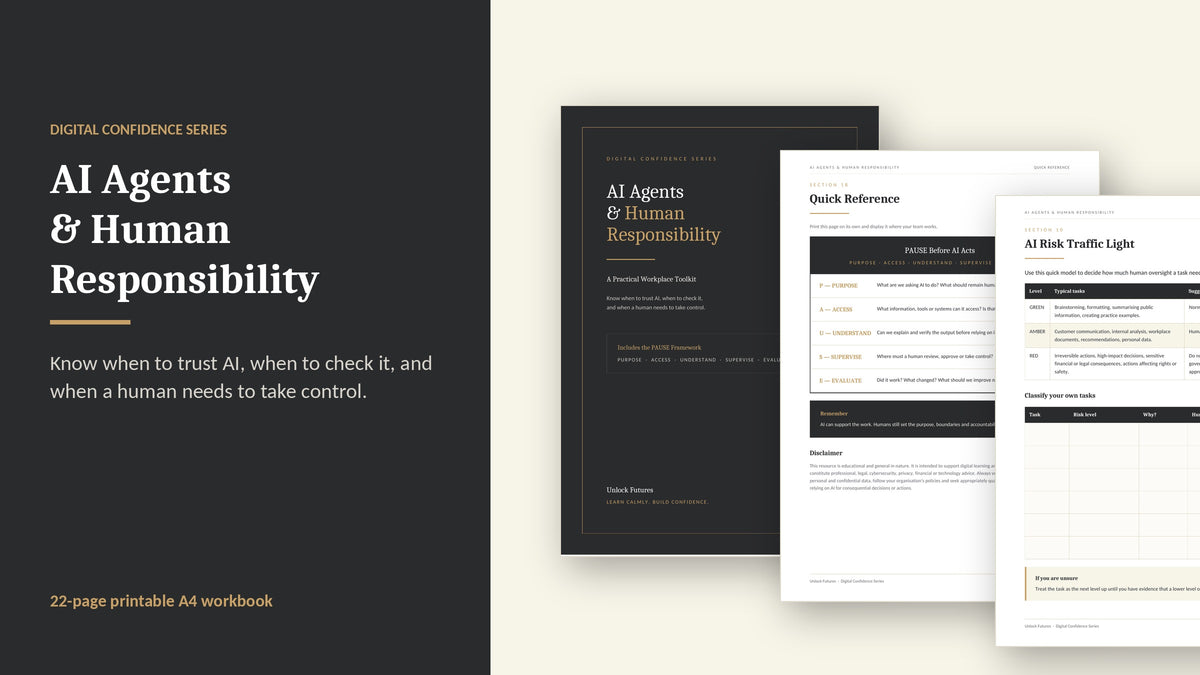 AI Agents & Human Responsibility — Facilitator & Organisation Licence