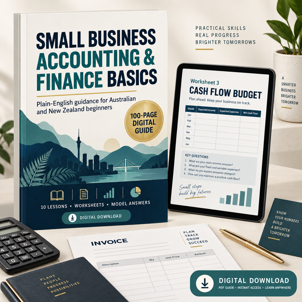 Small Business Accounting & Finance Basics — Plain-English Guide for Australia & New Zealand